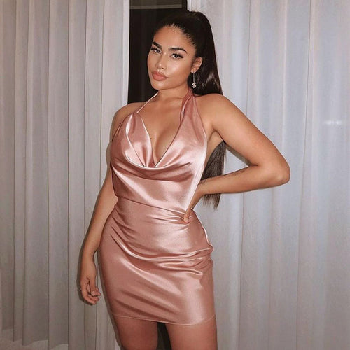 Livia Satin Dress