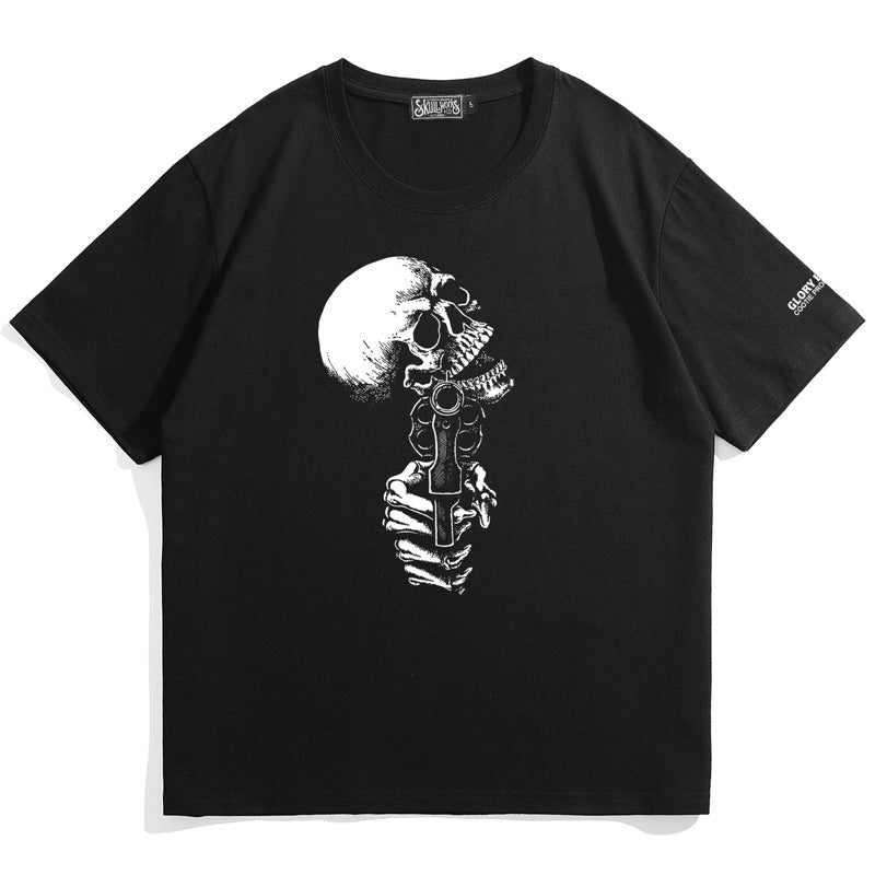 Men And Women Couple Short Sleeve TEE Cotton