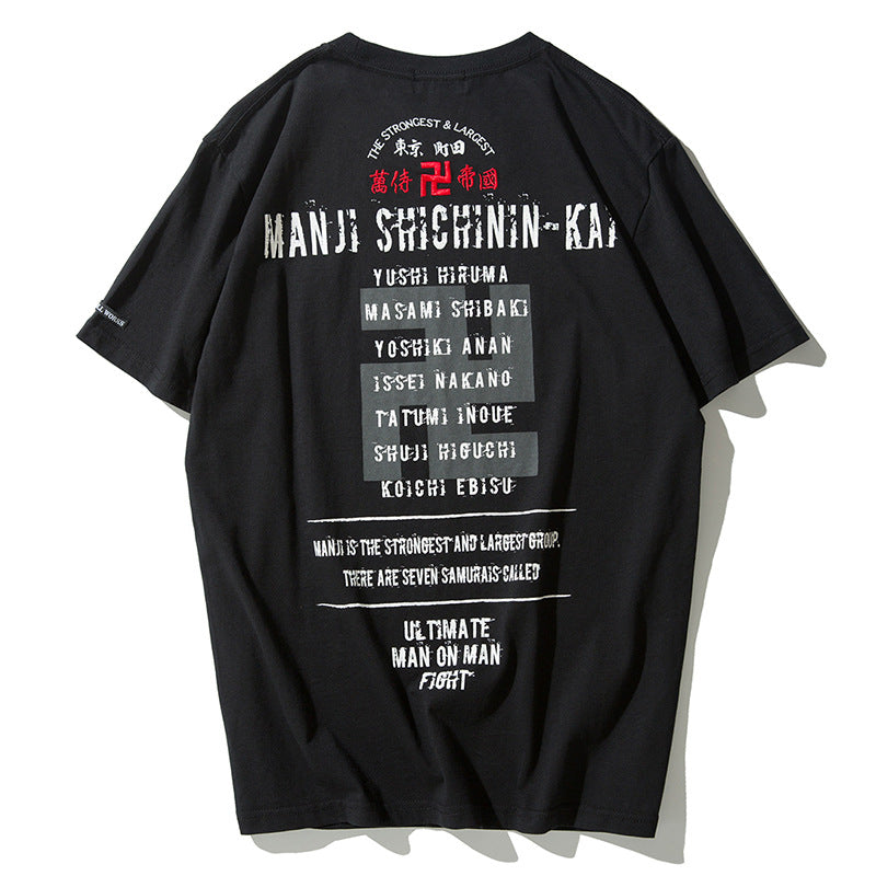 Men And Women Couple Short Sleeve TEE Cotton