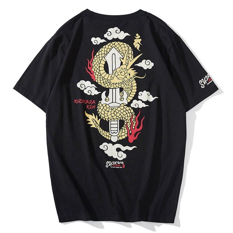 Men And Women Couple Short Sleeve TEE Cotton